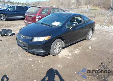2012 Honda Civic Lx из США, поврежденный, VIN 2HGFG3B59CH509408
